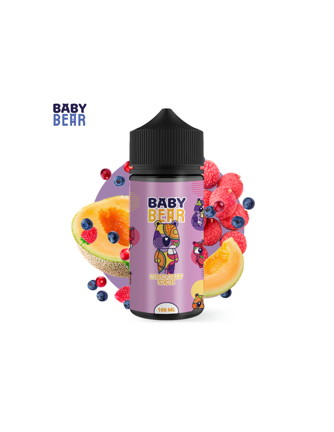 MELON BERRY LYCHEE 100ML - BABY BEAR 17,99 € AlkaVape