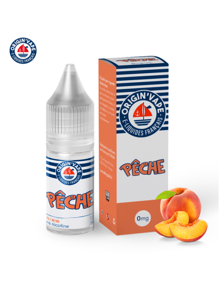 PÊCHE 10ML (BOITE DE 10) - ORIGIN'VAPE