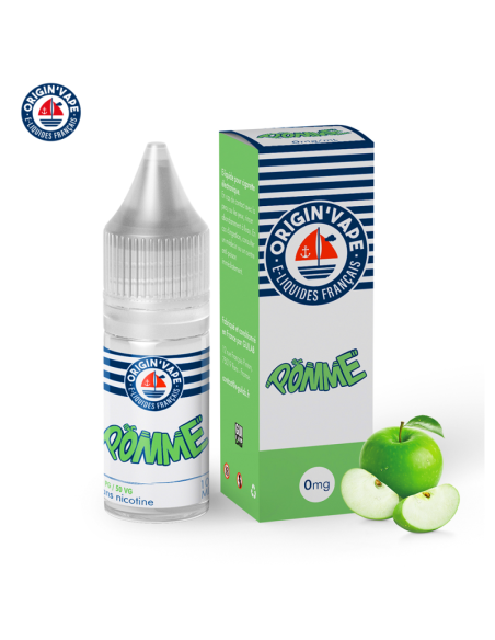POMME 10ML (BOITE DE 10) - ORIGIN'VAPE