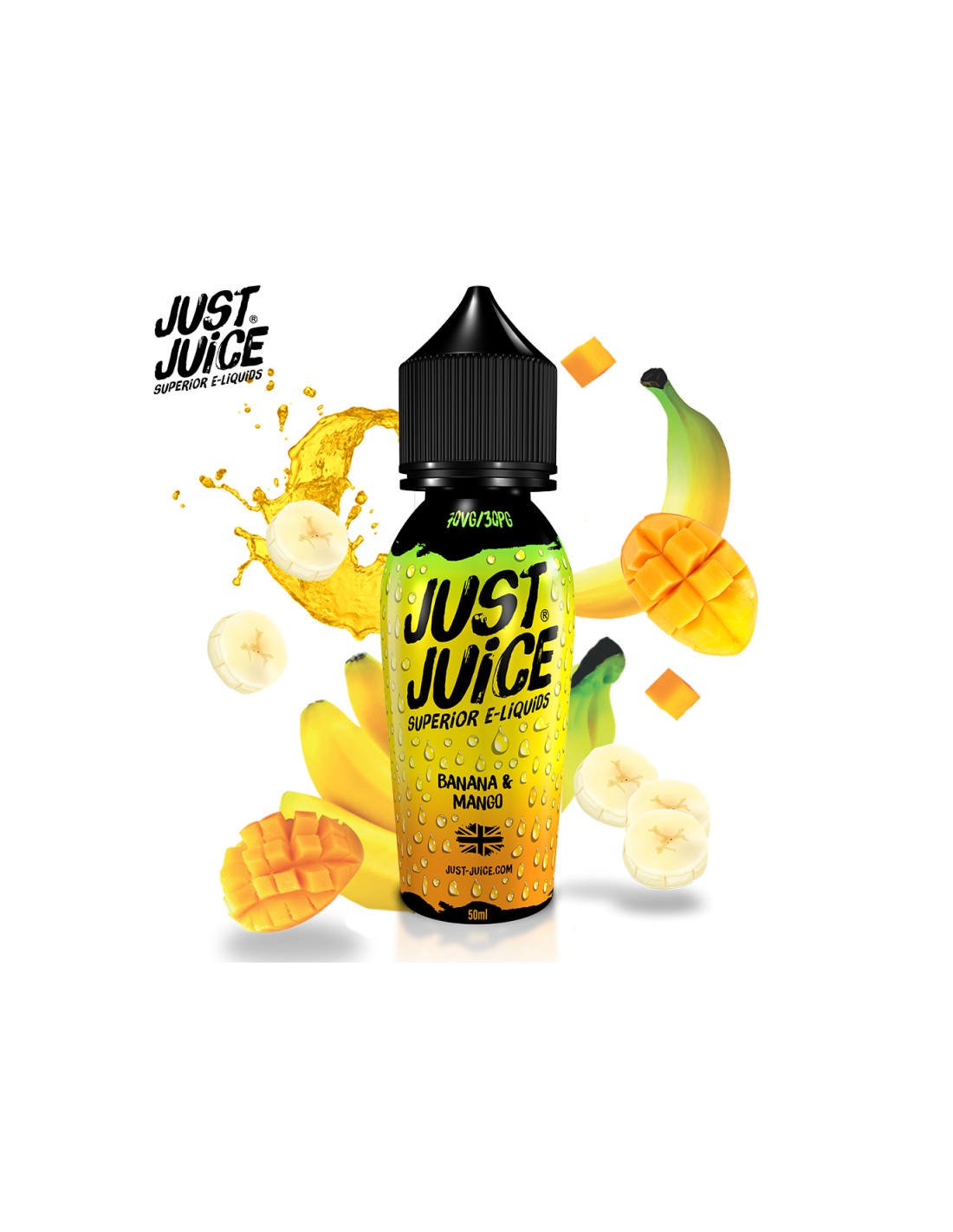 BANANE & MANGUE 50ML - JUST JUICE 13,99 € AlkaVape
