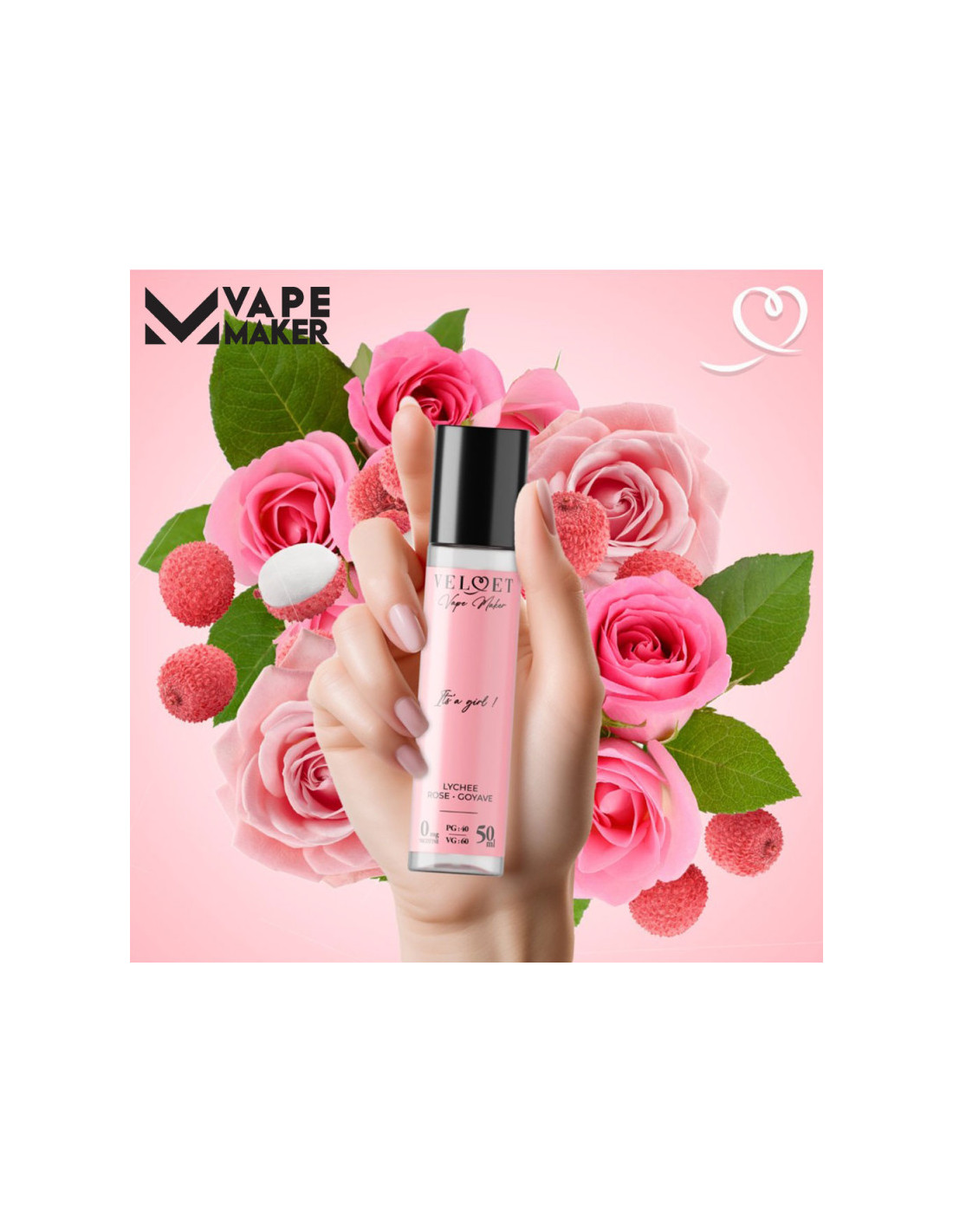 IT'S A GIRL 50ML - VELVET BY VAPE MAKER 13,99 € AlkaVape