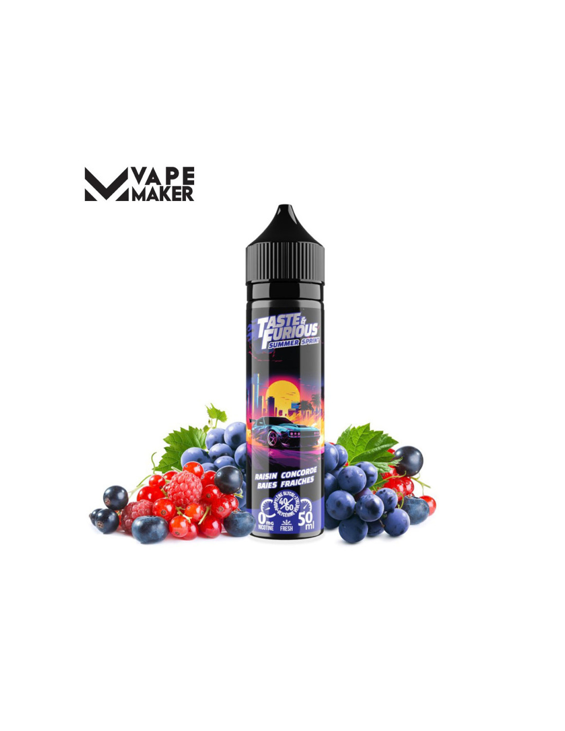 SUMMER SPRINT 50ML - TASTE & FURIOUS BY VAPE MAKER 13,99 € AlkaVape