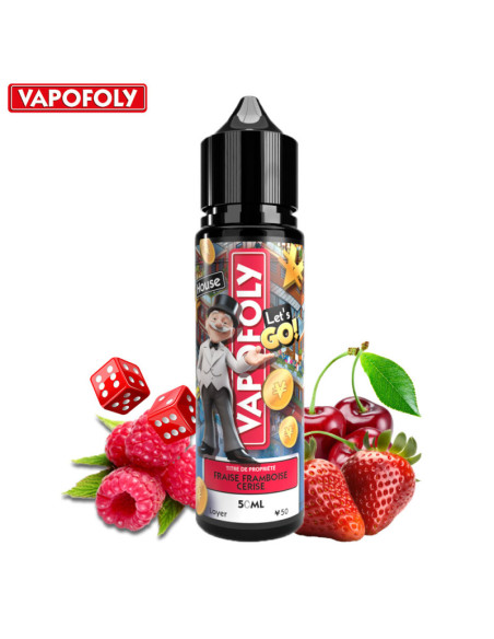 FRAISE FRAMBOISE CERISE 50ML - VAPOFOLY