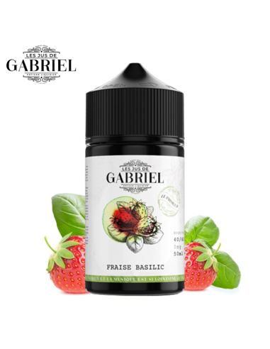 FRAISE BASILIC 50ML - JUS GABRIEL