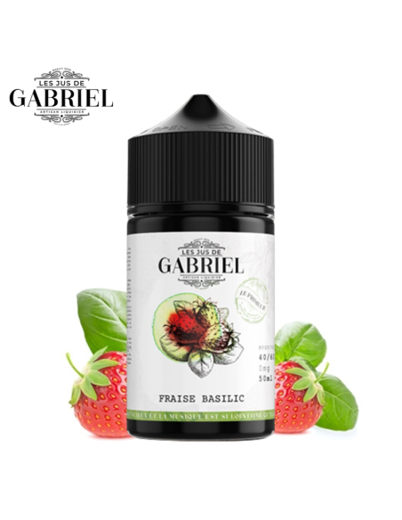 FRAISE BASILIC 50ML - JUS GABRIEL