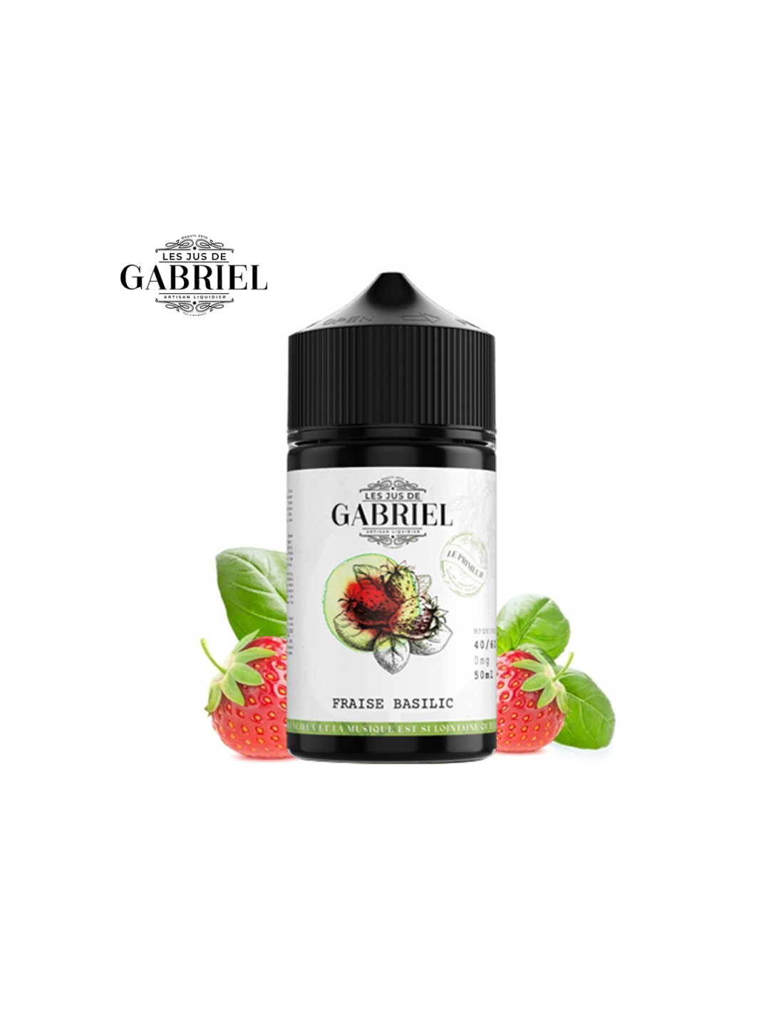 FRAISE BASILIC 50ML - JUS GABRIEL 13,99 € AlkaVape
