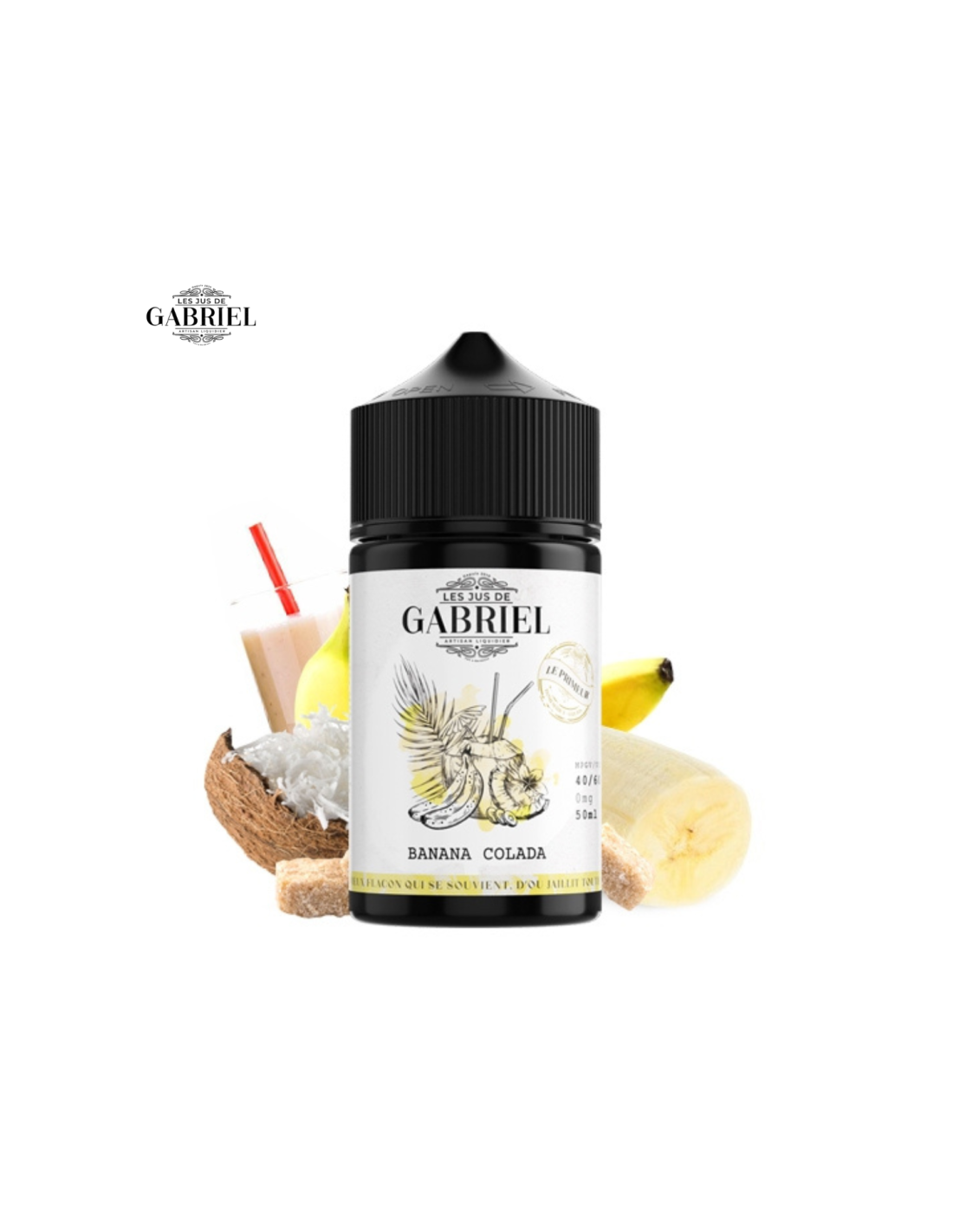 BANANA COLADA 50ML - JUS GABRIEL 13,99 € AlkaVape