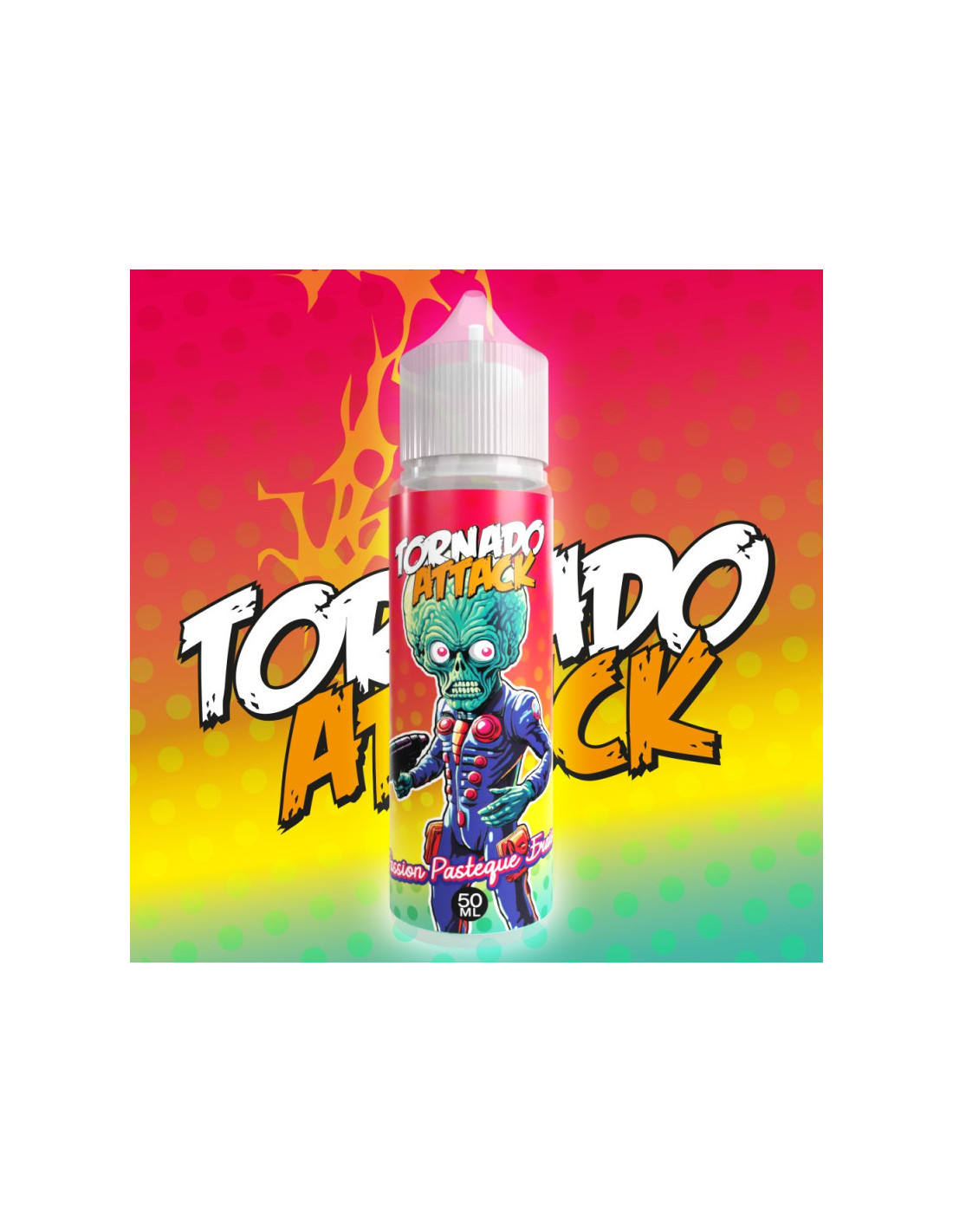 PASSION PATÈQUE FRAISE 50ML - TORNADO ATTACK BY AROMAZON 13,99 € AlkaVape