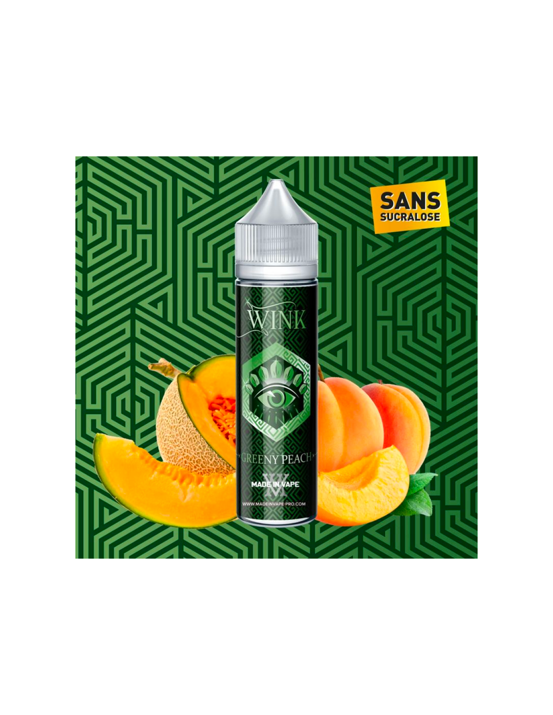 GREENY PEACH 50ML - WINK BY MADE IN VAPE 13,99 € AlkaVape