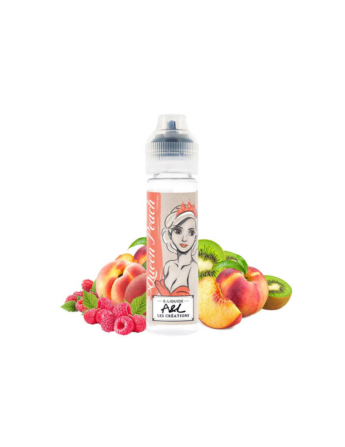 QUEEN PEACH 50ML - LES CRÉATIONS BY A&L 13,99 € AlkaVape