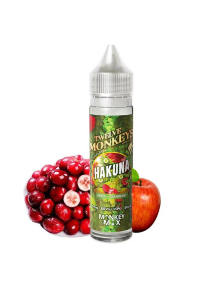 HAKUNA 50ML - 12 MONKEYS-AlkaVape.fr - Vapotes - E-liquides - Résistances-13,99 €