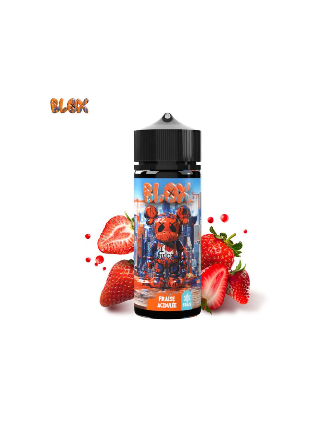 FRAISE ACIDULÉE FRAIS 100ML - BLOX 17,99 € AlkaVape