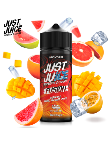 MANGUE ET ORANGE SANGUINE SUR GLACE 100ML - JUST JUICE