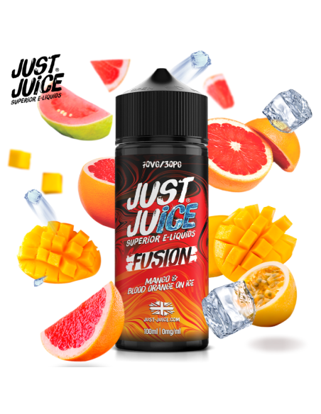 MANGUE ET ORANGE SANGUINE SUR GLACE 100ML - JUST JUICE